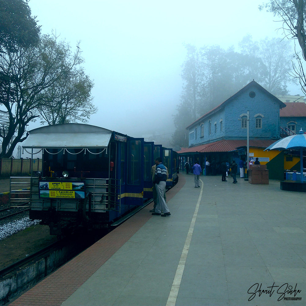 Boarding at Coonoor Station