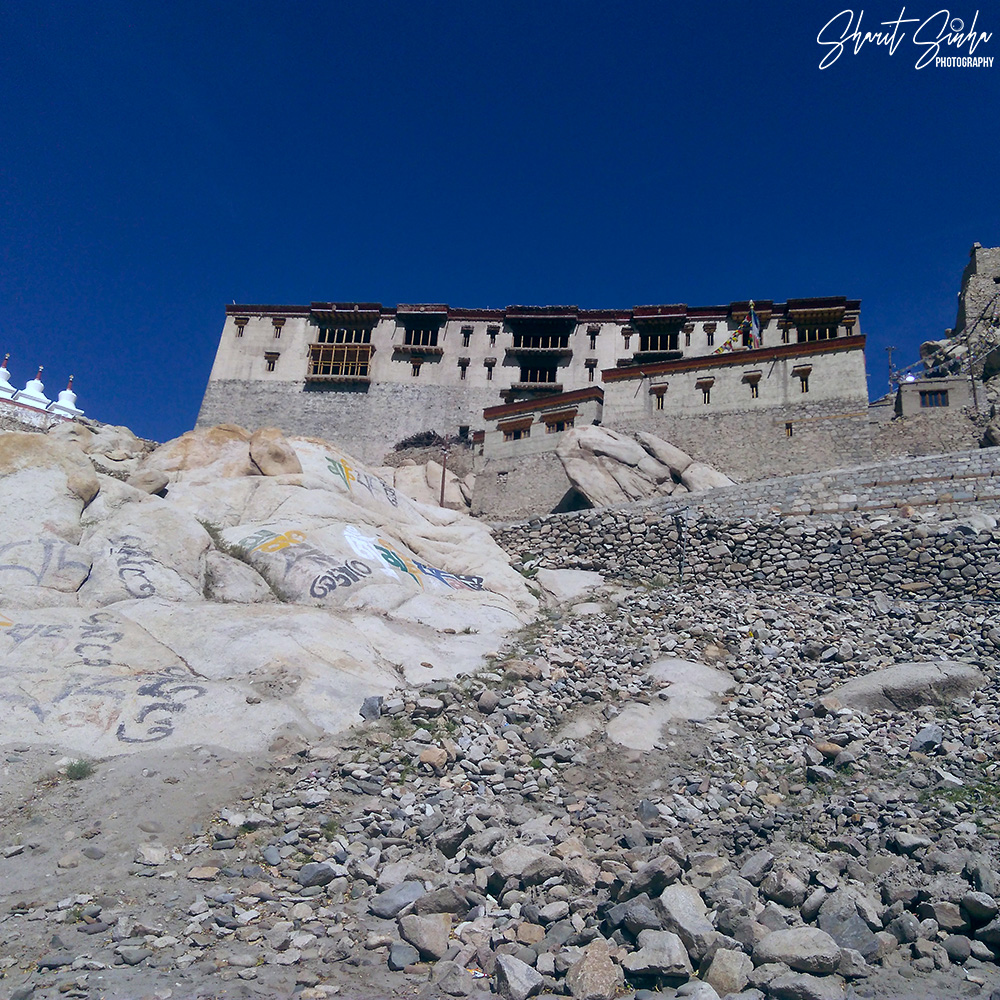 Shey Palace from below