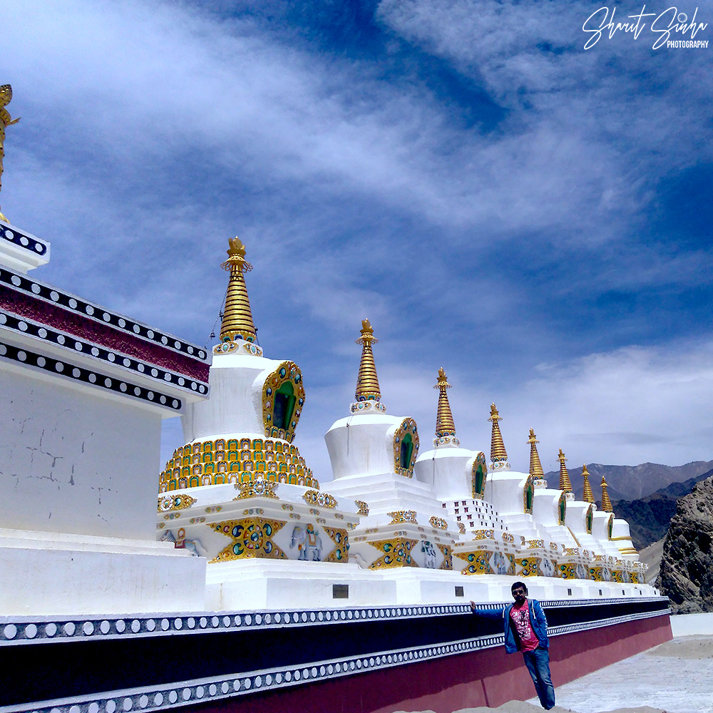Thiksay monastery roof