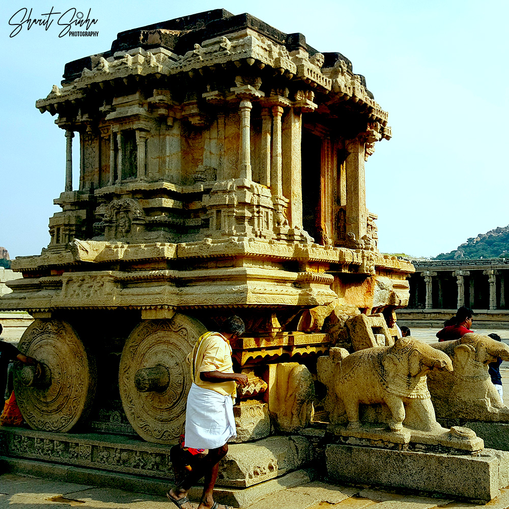 The famous Hampi sun-chariot